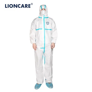 LIONCARE® CoverPrem+ skyddsoverall för engångsbruk